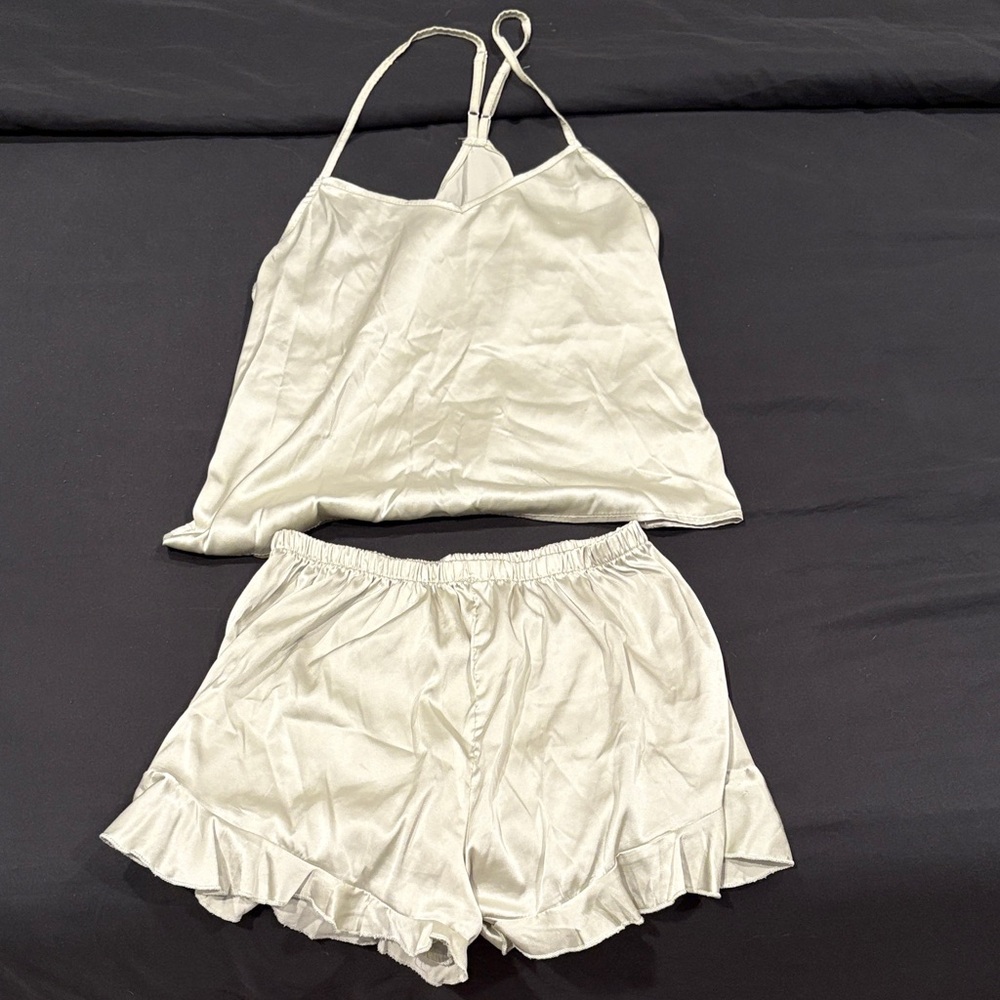 Elegant Green Sleepwear Set